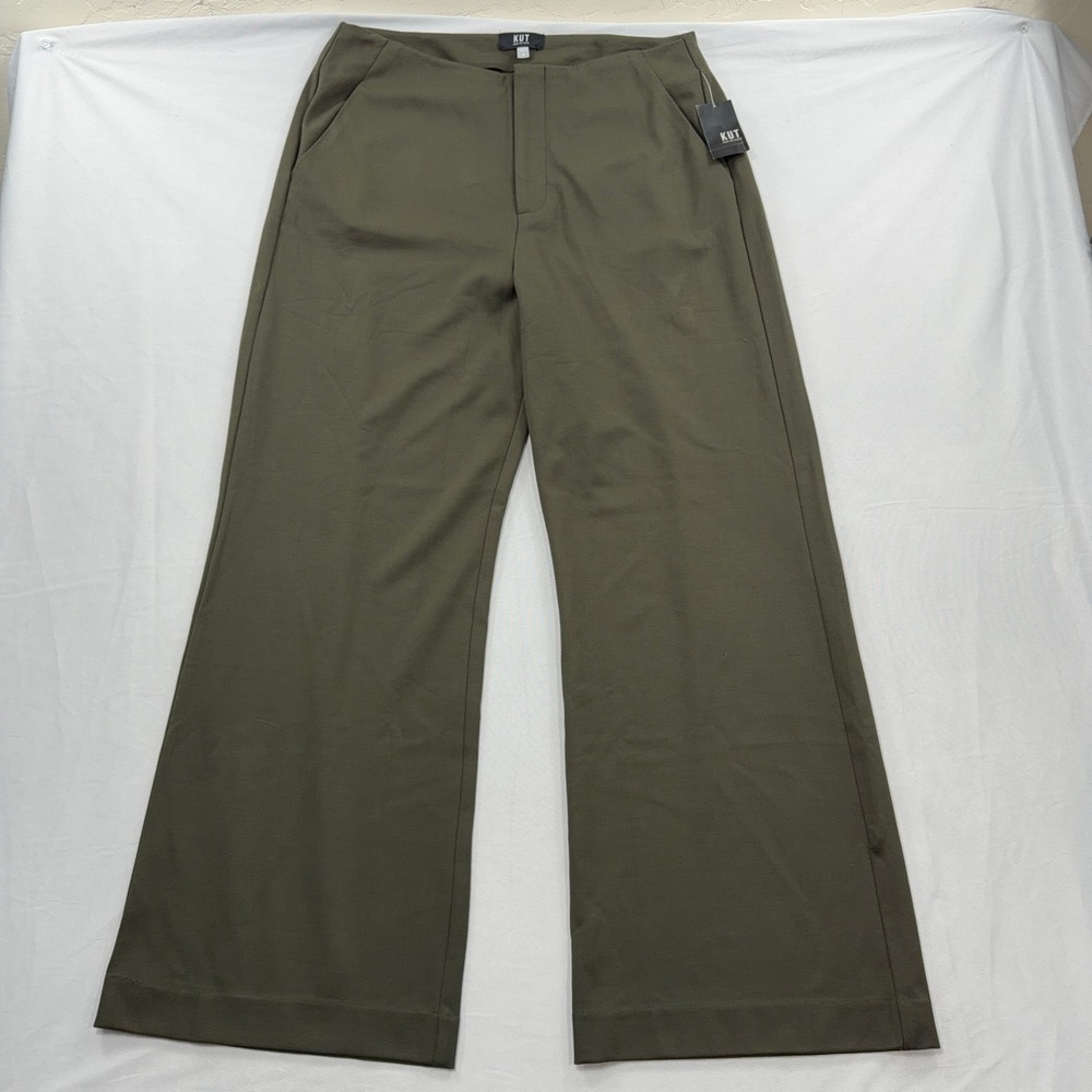 Kut from the Kloth
Meg Ponti High Rise Wide Leg Trouser
Women 14 NWT KB54601